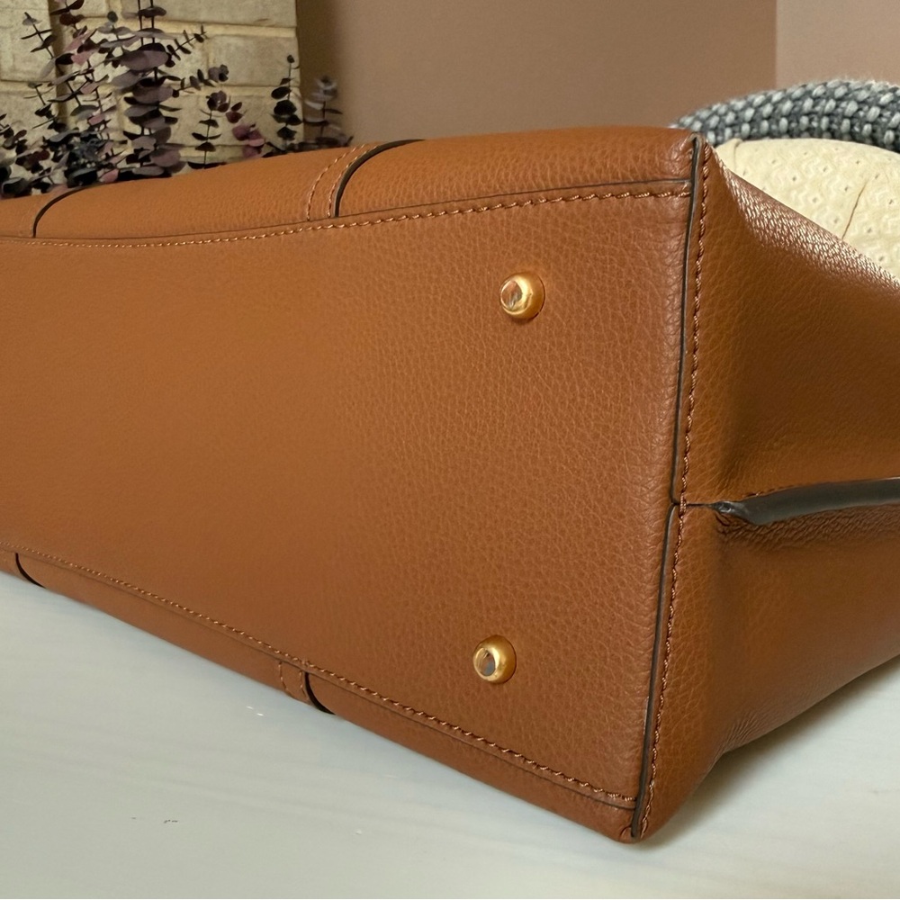 Tory Burch Triple Compartment Perry Tote - Tan Leather - Picture 7 of 15